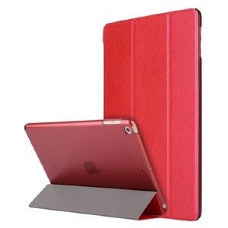 Чохол-книжка Silk Texture на iPad 9/8/7 10.2 (2019/2020/2021) -червоний