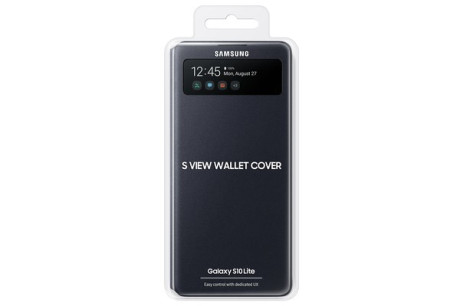 Оригінальний чохол-книжка Samsung S View Wallet Samsung Galaxy S10 Lite black (EF-EG770PBEGEU)