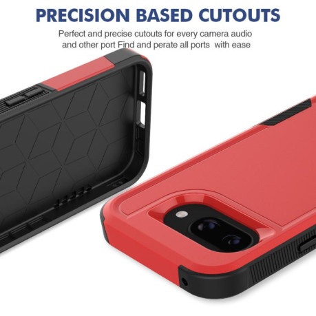 Противоударный чехол Armor 2 in 1 для Google Pixel 9a - красный