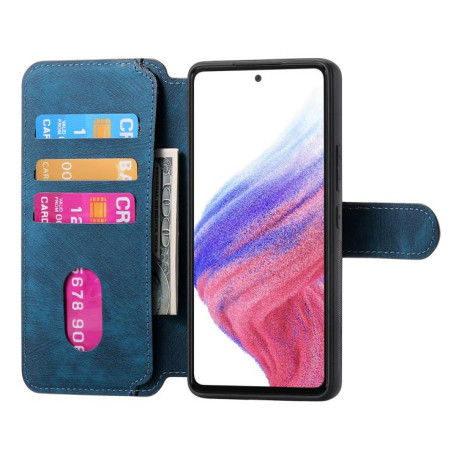 Чохол-книжка CaseNeo MagSafe RFID Anti-theft Retro Leather для Realme GT7 Pro - синій