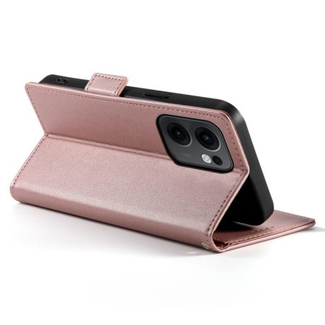 Чехол-книжка Side Buckle Magnetic Frosted Leather для OPPO Reno13 F/Reno13 FS - золото