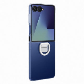 Оригинальный чехол Samsung Ring Case на Samsung Galaxy Flip 7 - Transparent(EF-QF766CTEGWW)