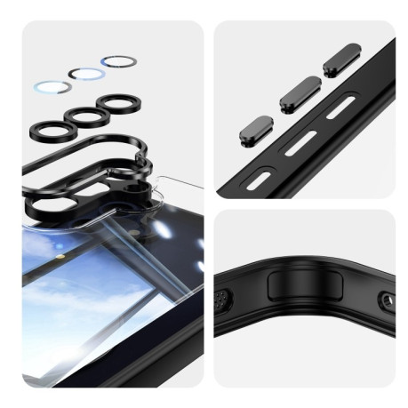 Протиударний чохол MagSafe Acrylic Hybrid  для Samsung Galaxy A16 5G - чорний