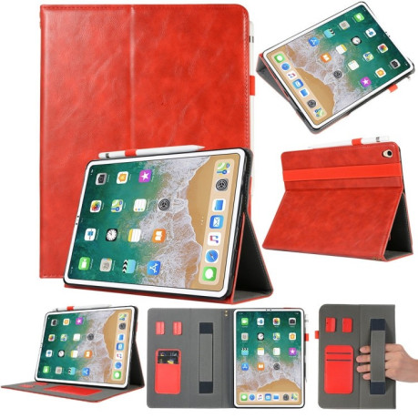 Чехол-книжка из натуральной кожи EsCase Premium Soft Genuine Leather на iPad Pro 12.9 /2018-красный