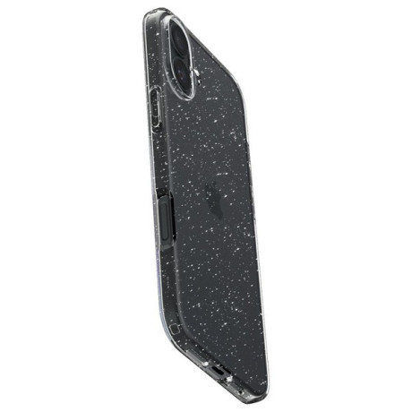 Оригинальный чехол Spigen Liquid Crystal на iPhone 16 Plus - Clear Glitter