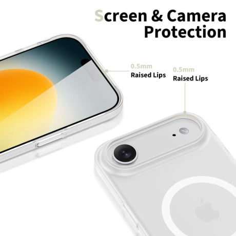 Чохол Tech-Protect MagFlex MagSafe на iPhone Air - Clear Matte