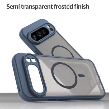 Протиударний чохол Fan Dun Series TPU Hybrid PC Frosted Magsafe для Google Pixel 10 Pro XL - синій