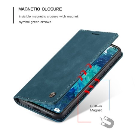 Чехол-книжка CaseMe 013 Multifunctional на Samsung Galaxy S20 FE - синий