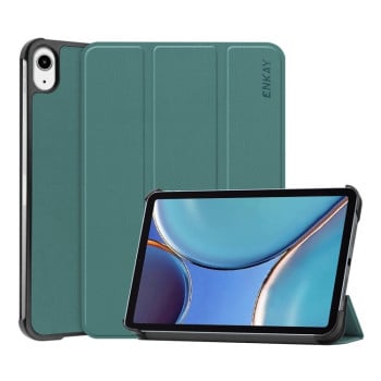 Чохол-книжка ENKAY Custer Texture для iPad mini 7/ mini 6 2021 - зелений