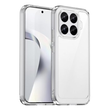 Протиударний чохол Colorful Acrylic Series з кольоровою силіконовою боковиною на Xiaomi 17T 5G — прозорий