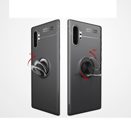 Противоударный чехол Lenuo на Samsung Galaxy  Note 10+Plus - черно-красный
