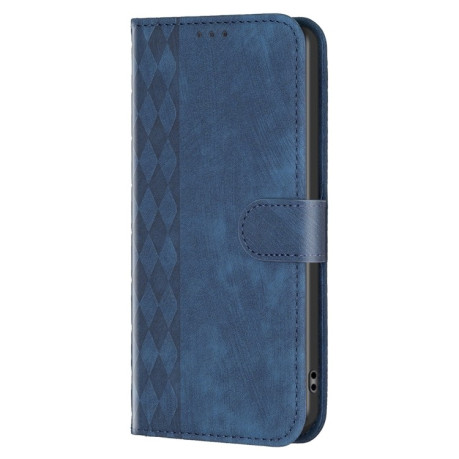 Чохол-книга Plaid Embossed Leather для Samsung Galaxy S23 FE 5G - синій