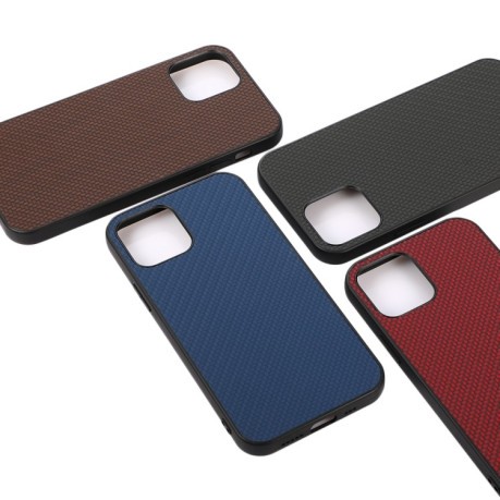 Противоударный чехол Carbon Fiber Skin для iPhone 11 - черный