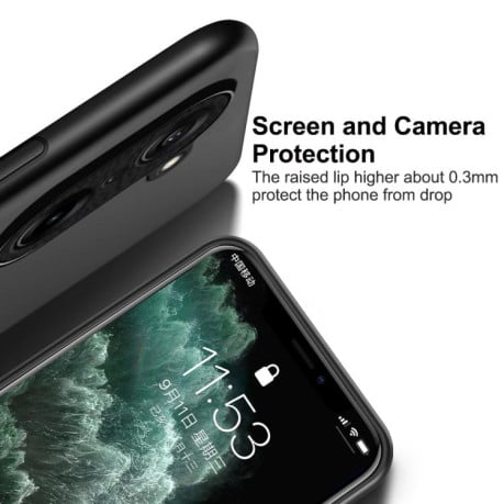Противоударный чехол Tilt Strip Grain на OnePlus Ace 5 Racing / Nord CE 5 - черный