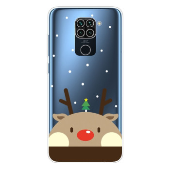 Силиконовый чехол Christmas Series на Xiaomi Redmi 10X / Note 9 - Fat Deer