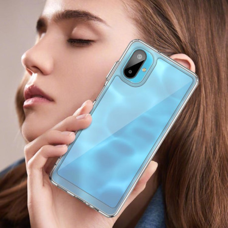 Протиударний чохол Colorful Acrylic Series Samsung Galaxy M06 5G - прозорий
