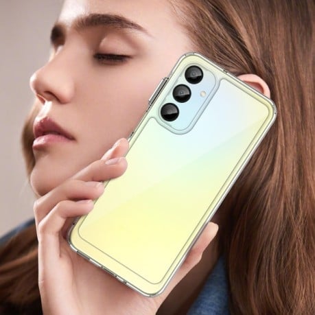 Противоударный чехол Colorful Acrylic Series для Samsung Galaxy A16 5G - прозрачный