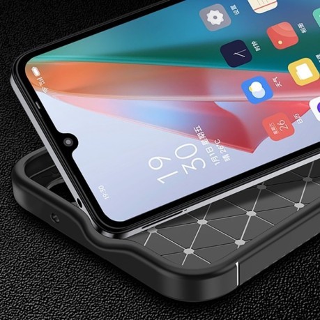 Ударозащитный чехол HMC Carbon Fiber Texture на Xiaomi 14T - черный