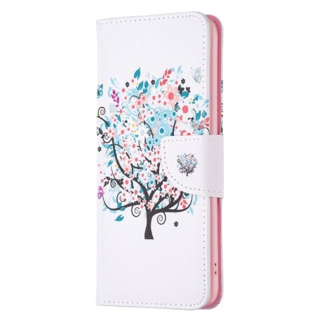 Чохол-книжка Colored Drawing Pattern для Samsung Galaxy A54 5G - Tree