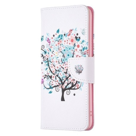 Чохол-книжка Colored Drawing Pattern  для Samsung Galaxy A56 5G - Tree