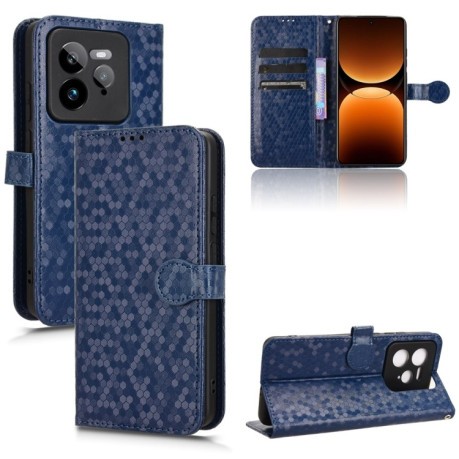 Чехол-книжка Honeycomb Dot для Realme GT 7 Pro - синий