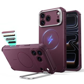 Оригінальний чохол ESR Cyber Tough Kickstand з MagSafe для iPhone 17 Pro Max / 18 Pro Max — червоний