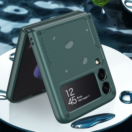 Противоударный чехол GKK Foldable для Samsung Galaxy Z Flip3 5G - фиолетовый