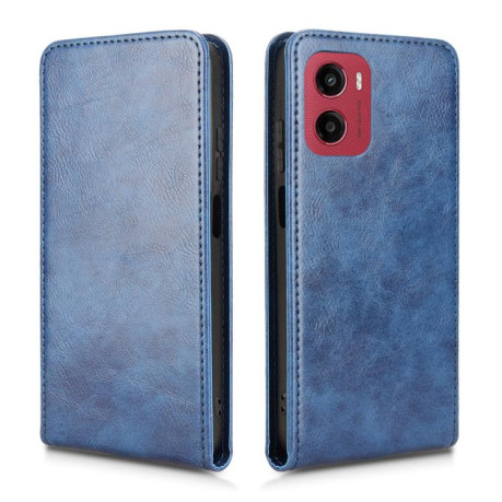 Фліп-чохол Vertical Flip Leather Phone Case with Card Slot для Motorola Moto G05 - синій