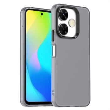 Чехол Candy Series гибрид с усиленными бортиками на Xiaomi Poco M6 4G - черный