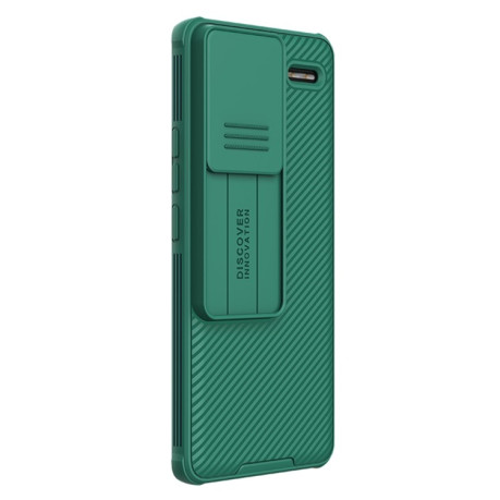 Ударозащитный чехол NILLKIN CamShield Pro на Xiaomi Redmi Note 13 Pro+ - зеленый