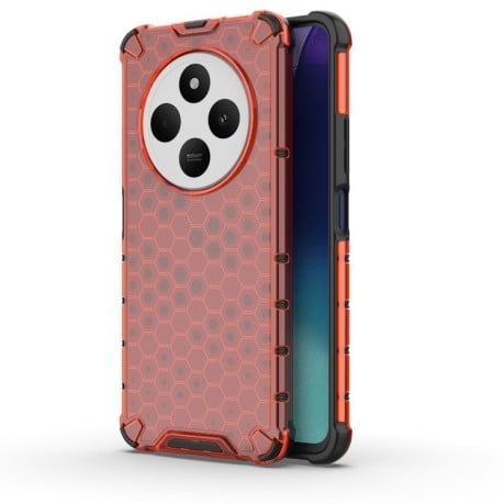 Протиударний чохол Honeycomb на Xiaomi Redmi 14C 4G/Poco C75/Redmi A4 5G - червоний