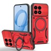 Магнитный чехол Escase MagSafe с поворотным держателем на Xiaomi Redmi K90 / Poco F8 Pro 5G — красный