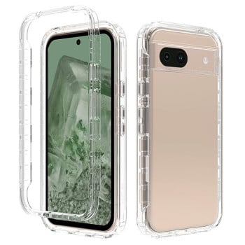 Чехол Shockproof Clear Gradient PC + TPU для Google Pixel 8a - прозрачный