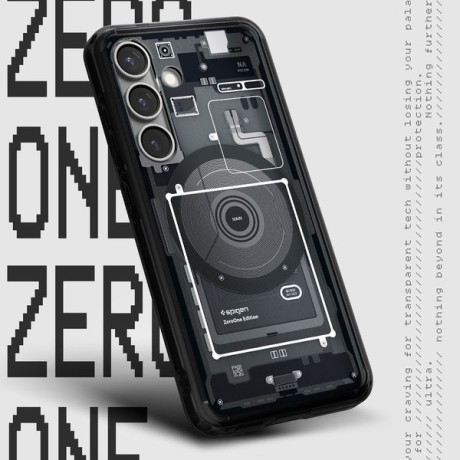Оригинальный чехол Spigen Ultra Hybrid  Zero One Mag Case для Samsung Galaxy S25  - Black