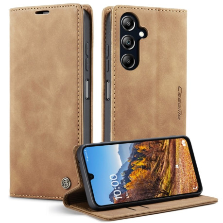 Чохол-книжка CaseMe-013 Multifunctional для Samsung Galaxy A16 5G - коричневий