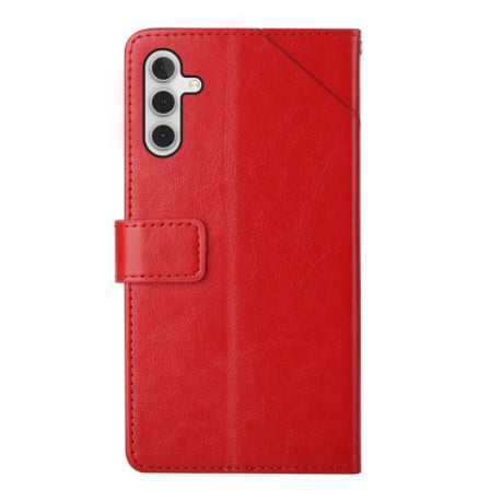 Чехол-книжка Y-shaped Pattern для Samsung Galaxy A04s - красный