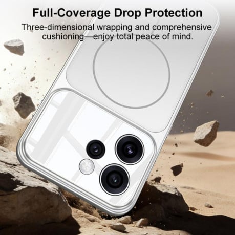 Матований тонкий чохол Gkk Change to 17 Pro з MagSafe для OPPO Reno15 Pro 5G Global — чорний