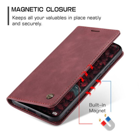 Чохол-книжка CaseMe-013 Multifunctional на Xiaomi Poco F7 Pro / F7 Ultra - червоний