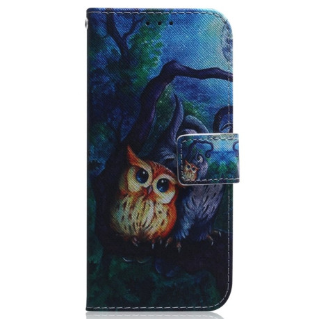 Чехол-книжка Coloured Drawing для Samsung Galaxy A34 5G - Oil Painting Owl