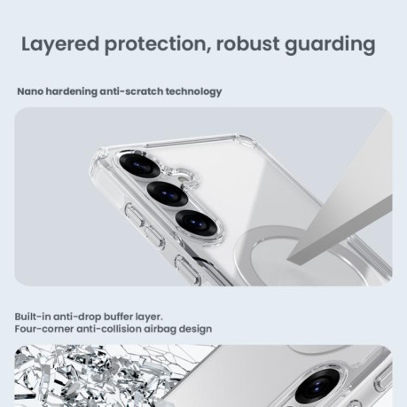 Чохол NILLKIN Ultra Clear Magsafe для Samsung Galaxy S25+ 5G - прозорий