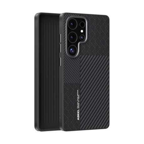 Ультратонкий чохол ABEEL 6D Micro Relief MagSafe Magnetic  для Samsung Galaxy S25 Ultra 5G - Carbon Fiber Black
