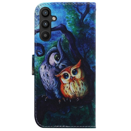 Чехол-книжка Coloured Drawing для Samsung Galaxy A34 5G - Oil Painting Owl