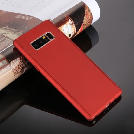3D чехол на Samsung Galaxy Note 8 360 Degree Full Coverage Protective красный