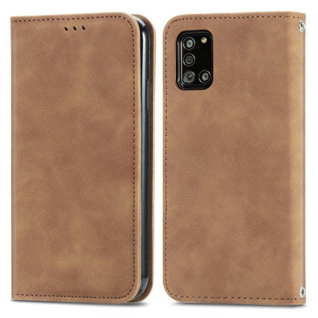 Чохол-книжка Retro Skin Feel Business Magnetic Samsung Galaxy A32 5G-коричневий