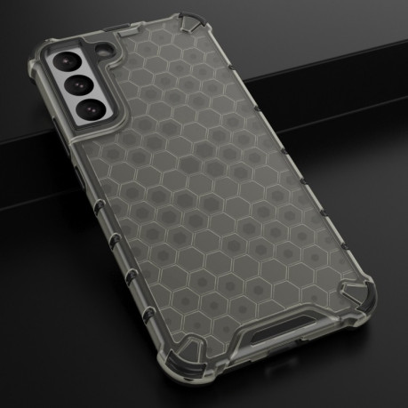 Противоударный чехол Honeycomb with Neck Lanyard для Samsung Galaxy S22 Plus 5G - черный