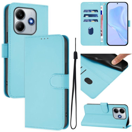 Чохол-книжка Skin Feel Solid Color Leather Xiaomi Poco M7 Pro 5G - синій