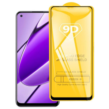 Защитное стекло 9D Full Glue Full Screen на Realme 11 4G - черное