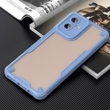 Протиударний чохол Armor Glaze PC Hybrid для Motorola Moto G55 5G - синій