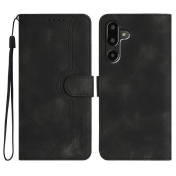 Чохол-книжка в стилі Retro м'яке покриття Skin Feel серія Amile на Samsung Galaxy F16 5G / M16 5G — чорний