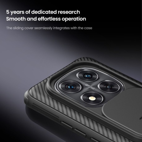 Ударозахисний чохол NILLKIN CamShield Pro на Xiaomi Redmi Note 14 Pro+ 5G - синій
